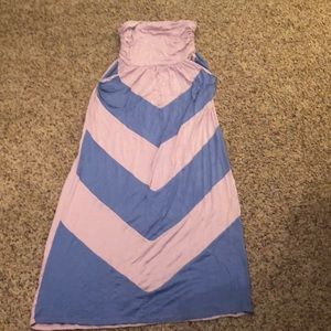 Strapless comfy dress with pockets